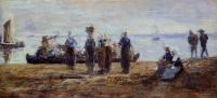 Boudin, Eugene - The Ferry at Plougastel